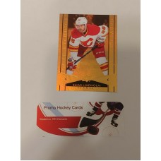 G-5 Elias Lindholm Gold Etchings 2021-22 Tim Hortons UD Upper Deck 